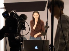 地デジCM：本番収録中