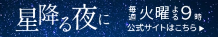 星降る夜に毎週火曜夜９時から公式サイトはこちら